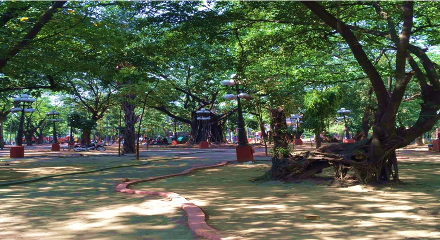 Stadtpark in der philippinischen Hauptstadt Manila