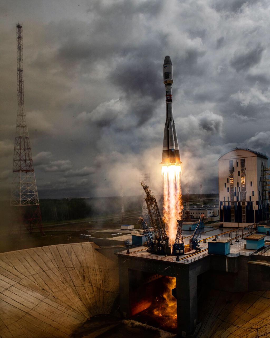 Launch of BEESAT-10...13 with Soyuz on 2019-07-05