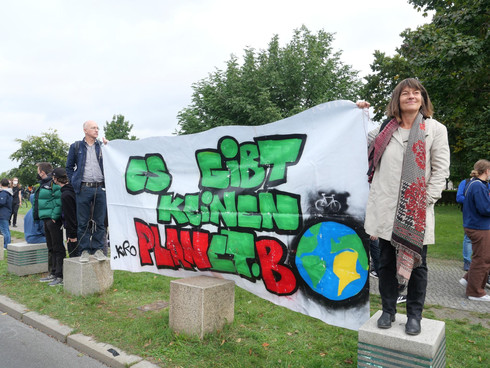 Bild Beteiligung der TU Berlin am Klimastreik 24.09.21