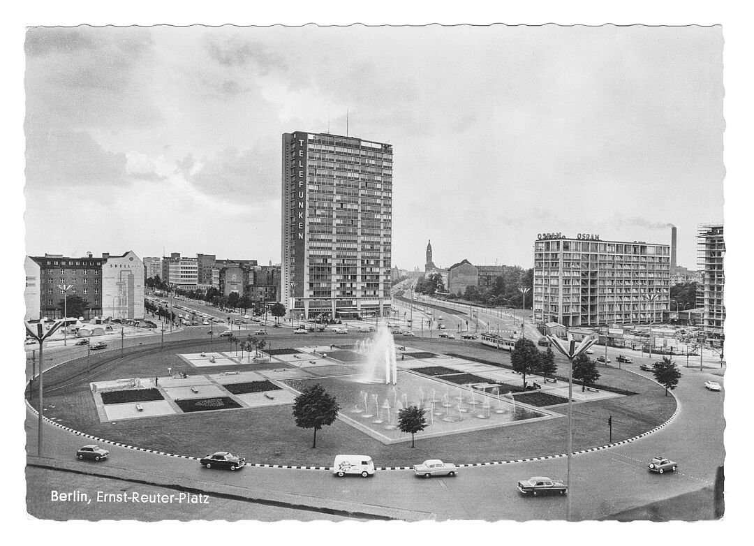 Draufsicht Ernst-Reuter-Platz 1960er Jahre