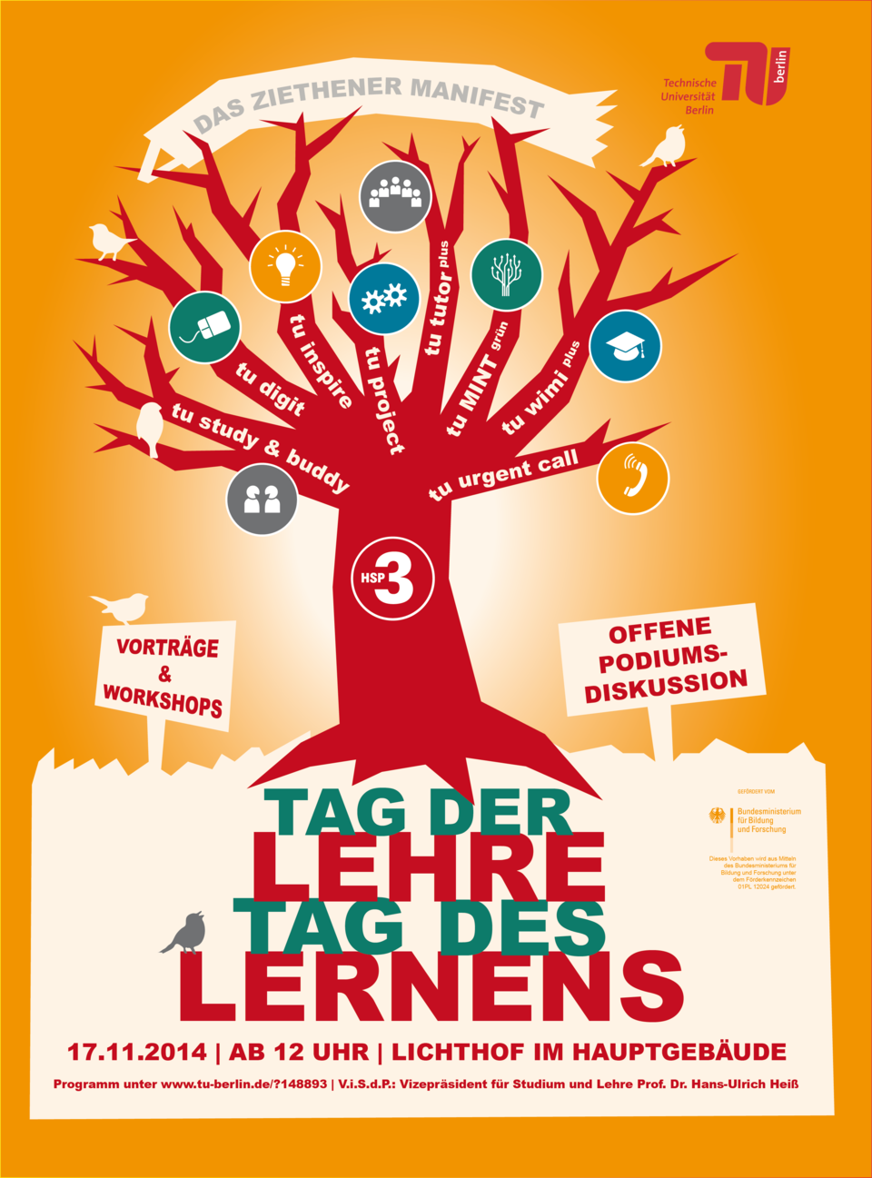 Poster zum Tag der Lehre 2014 Tag der Lehre - Tag des Lernens