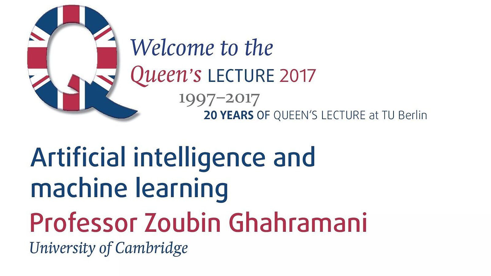 Queen's Lecture 2017