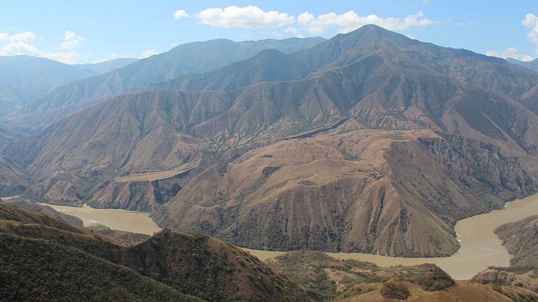 The El Guasimo landslide in Colombia