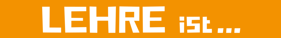 Logo der LEHRE-ist-Fotokampagne