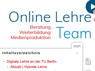 Wiki des Online-Lehre-Teams der ZEWK TU Berlin