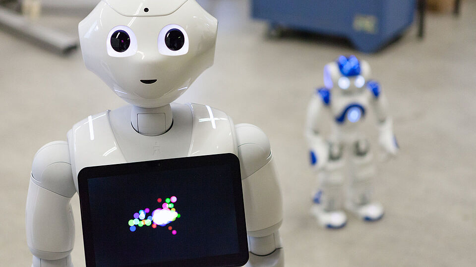 Humanoide Roboter NAO und Pepper