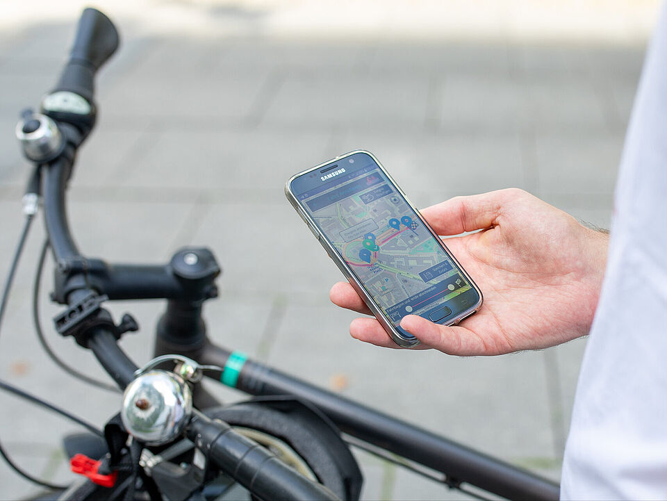 Die SimRa-App soll den Radverkehr in der Stadt sicherer machen.