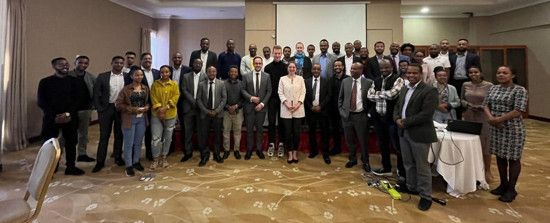 Group photo of the Workshop "Digitalization in African Logistics Networks in Ethiopia"