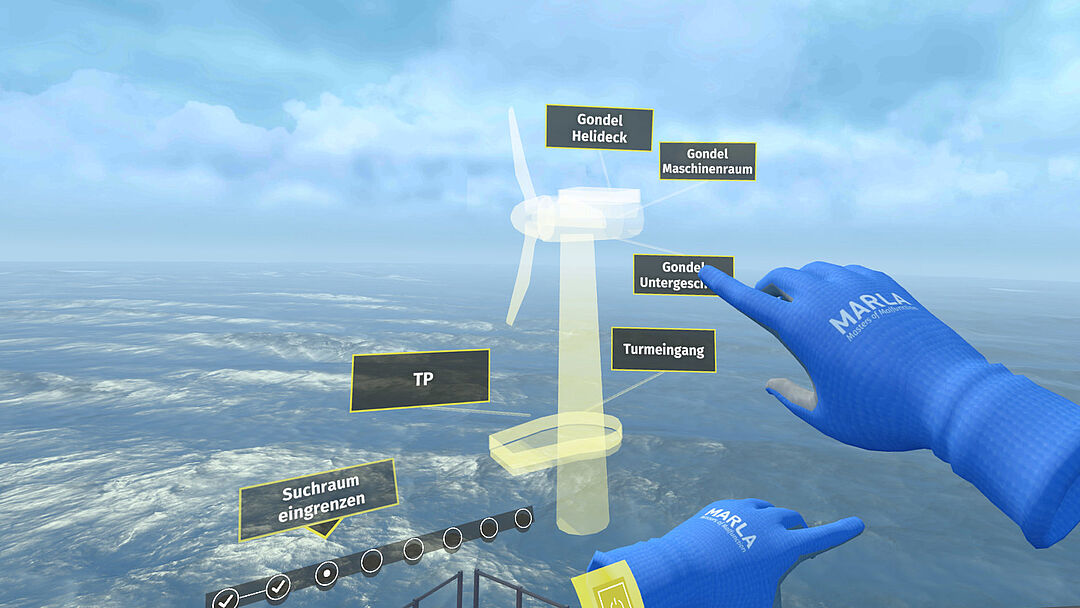 Navigation im VR-Game MARLA