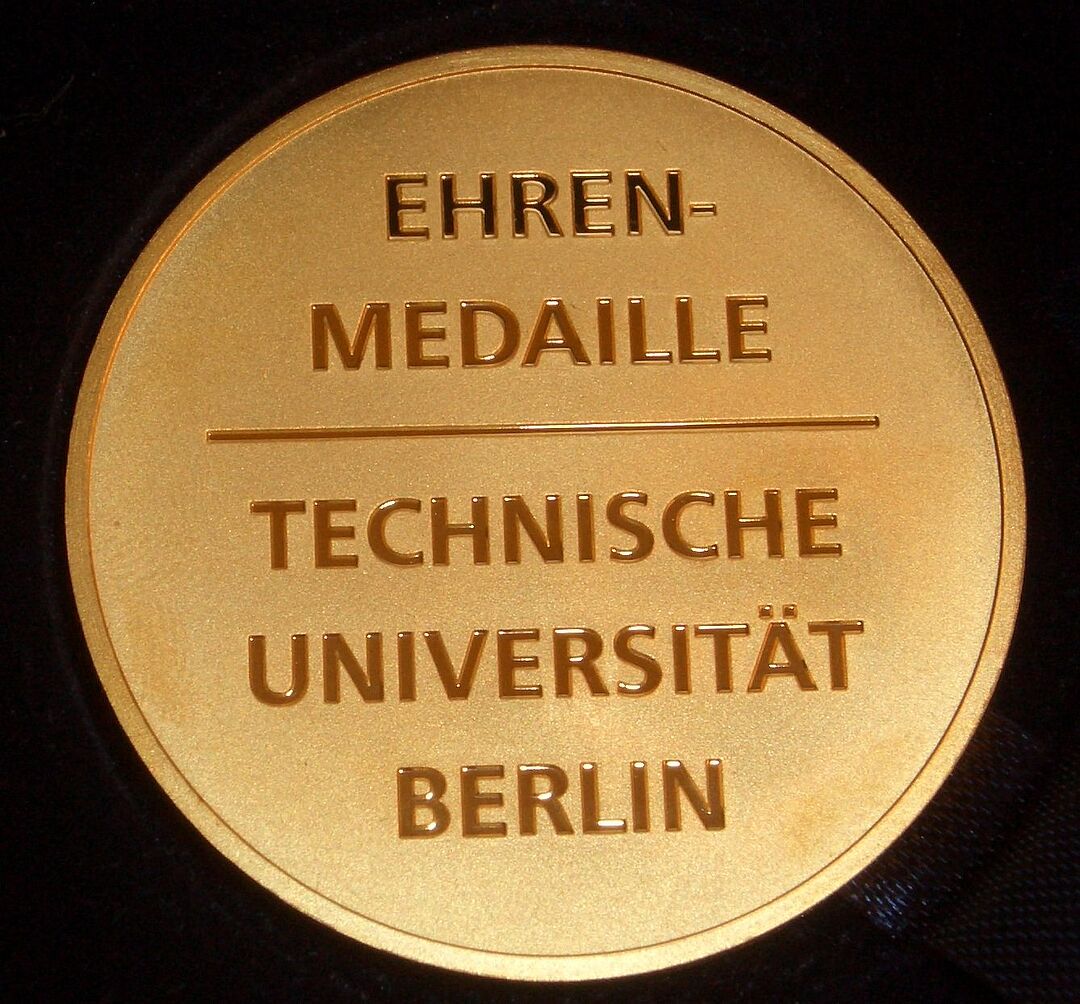 Die Ehrenmedaille der Technischen Universität Berlin